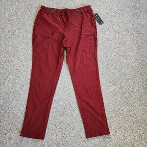 NWT Robert Louis The Classic Ankle Luxury Stretch Pants Size XL